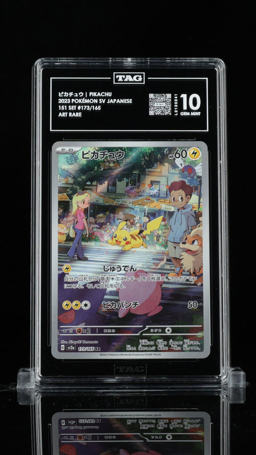 2023 Japanese Pokemon 151 SV2a Pikachu #173/165 - TAG 10 Gem Mint Graded Card